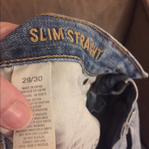 ⏬EUC-Aeropostale slim straight leg jeans 29/30 - Picture 2 of 3